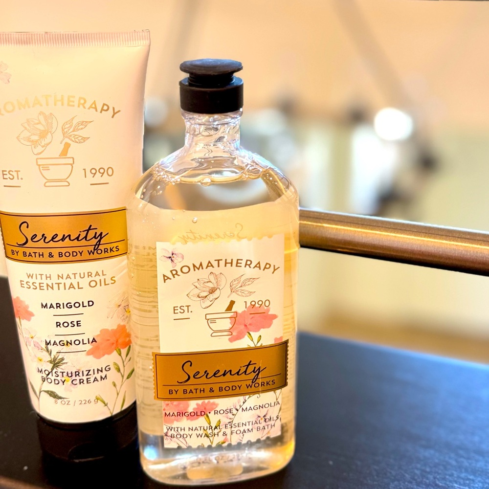 BATH & BODY WORK Serenity body set